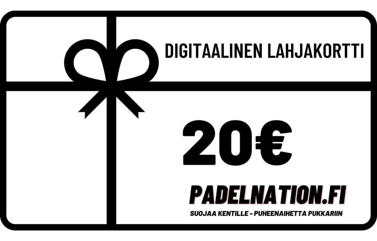 Tarjeta regalo Padelnation.fi