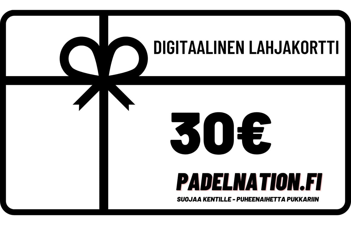 Tarjeta regalo Padelnation.fi