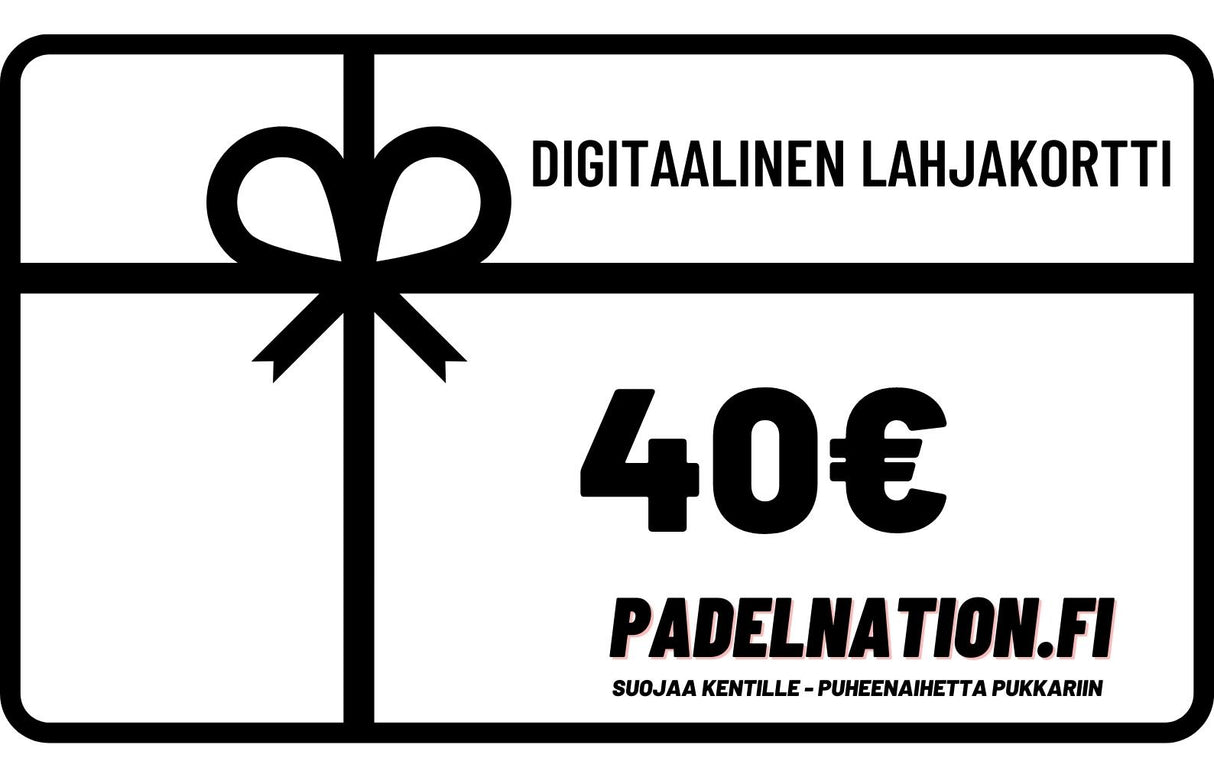 Tarjeta regalo Padelnation.fi