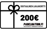 Tarjeta regalo Padelnation.fi